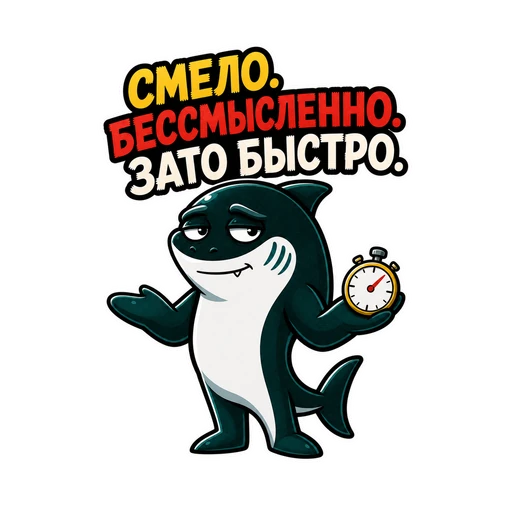 Акула · IT-прессинг, №03: СМЕЛО. БЕССМЫСЛЕННО. ЗАТО БЫСТРО.